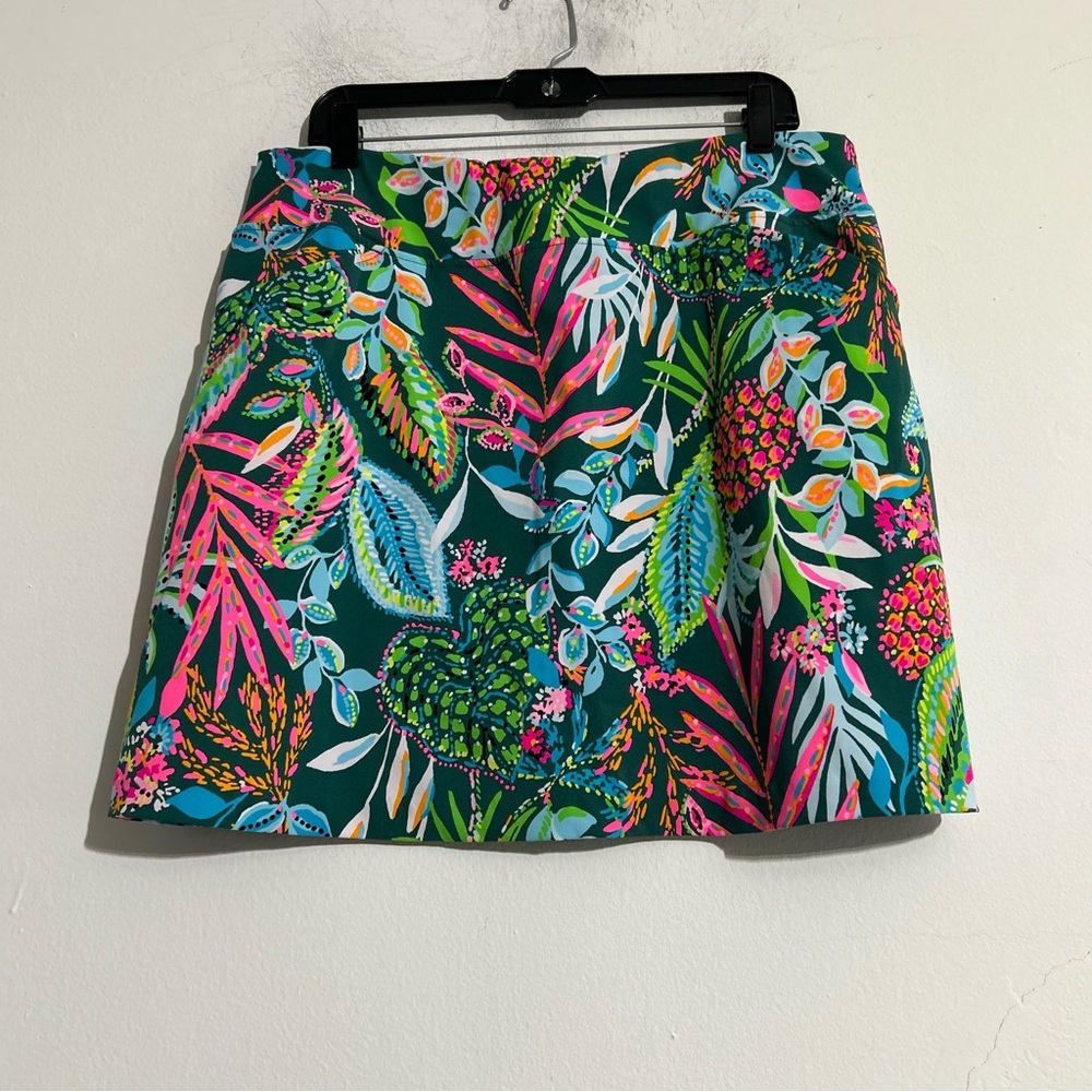 Lilly Pulitzer UPF 50 Luxletic Monica Skort Size 14 Athletic Summer Pickleball